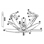 Leatherman SURGE 21合1折疊多用途工具 (黑色)